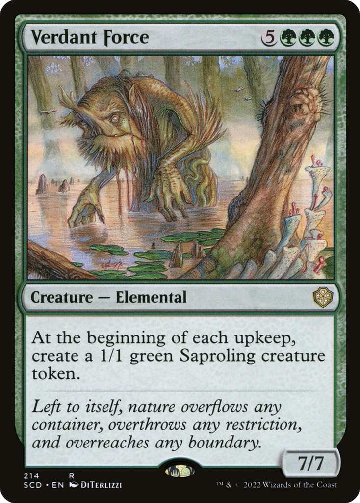 Magic: The Gathering - Verdant Force - Starter Commander Decks