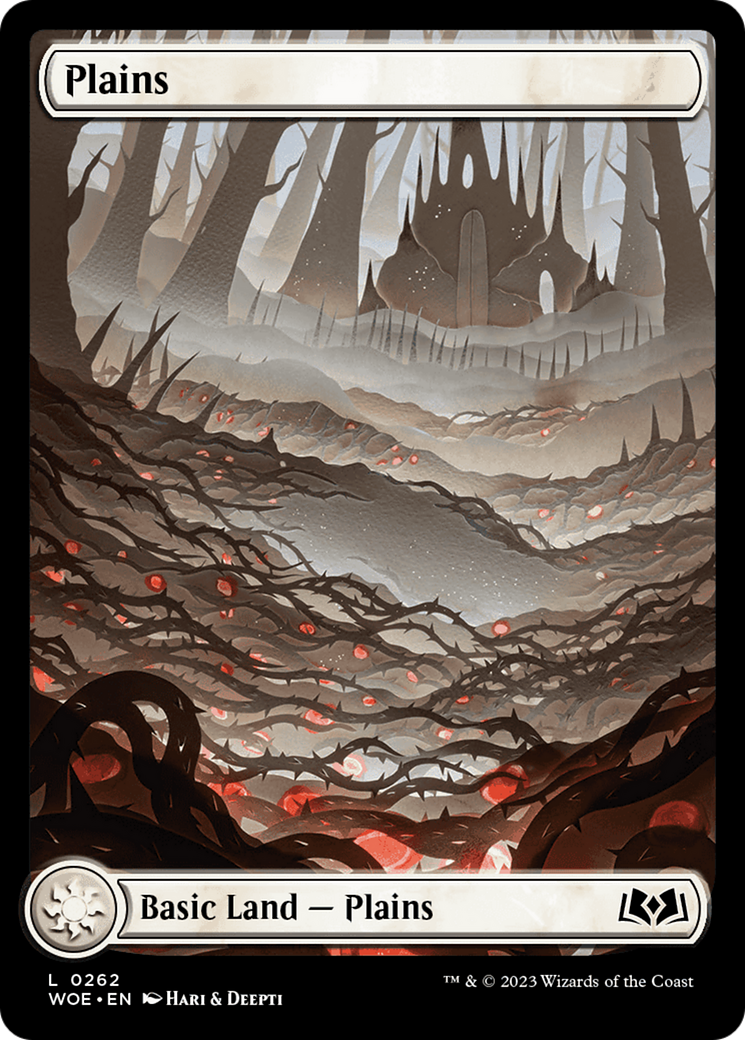 Magic: The Gathering - Plains #262 Foil - Wilds of Eldraine