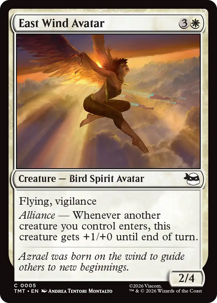 Magic: The Gathering - East Wind Avatar Foil - Teenage Mutant Ninja Turtles
