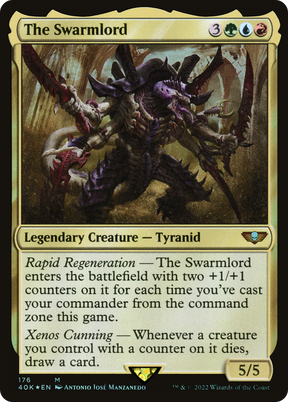 Magic: The Gathering - The Swarmlord Foil - Warhammer 40000 Commander