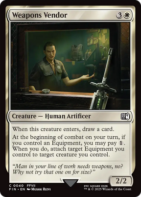 Magic: The Gathering - Weapons Vendor - Final Fantasy