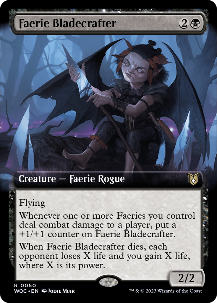 Magic: The Gathering - Faerie Bladecrafter - Wilds of Eldraine Commander