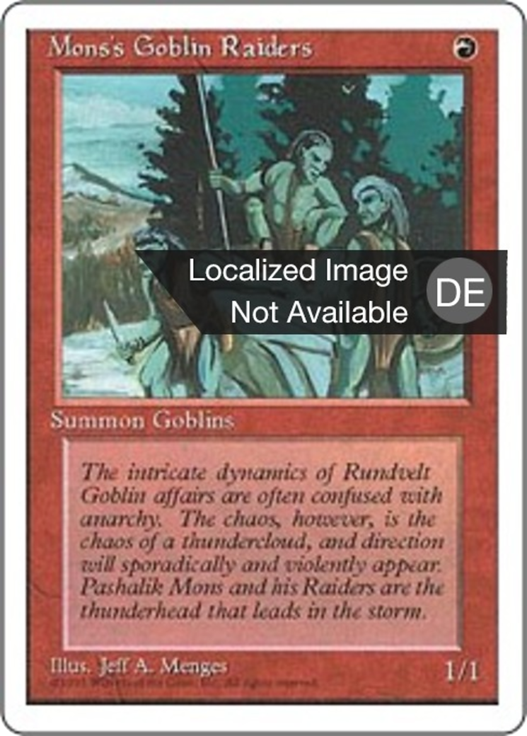 Magic: The Gathering - Mons' plündernde Goblins - Fourth Edition