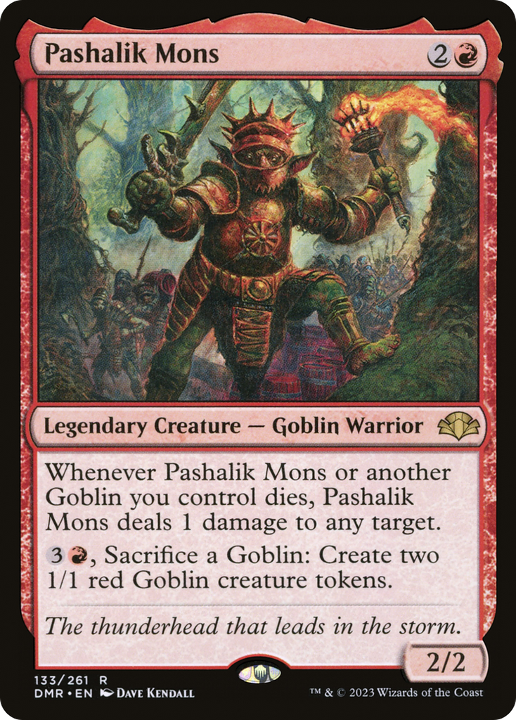 Magic: The Gathering - Pashalik Mons Foil - Dominaria Remastered