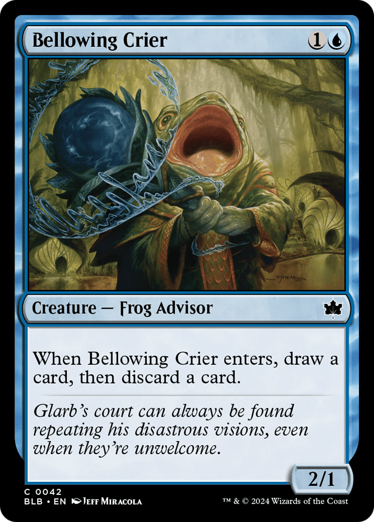 Magic: The Gathering - Bellowing Crier Foil - Bloomburrow