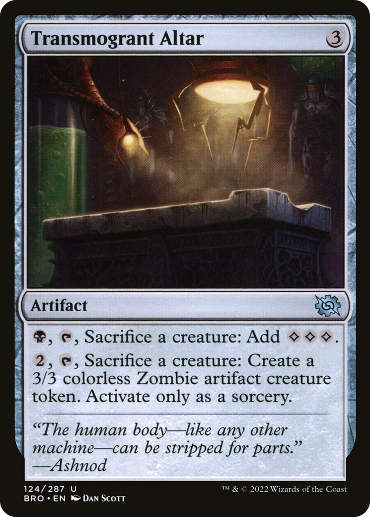 Magic: The Gathering - Transmogrant Altar Foil - The Brothers' War