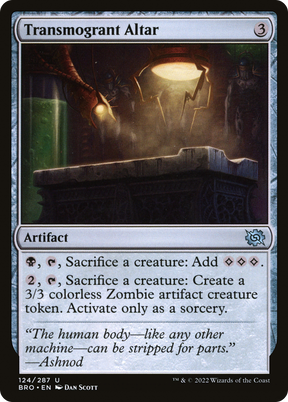 Magic: The Gathering - Transmogrant Altar Foil - The Brothers' War
