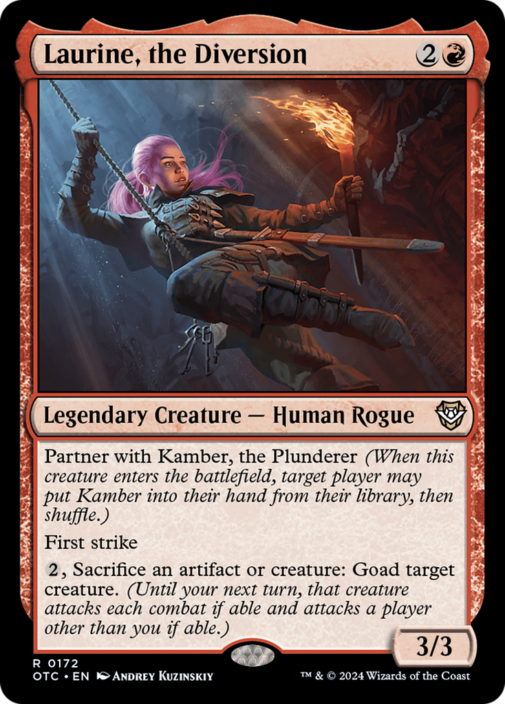 Magic: The Gathering - Laurine, the Diversion - Outlaws of Thunder Junction Commander