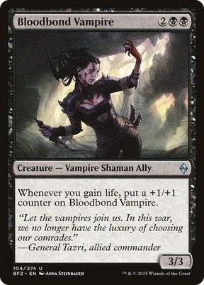 Magic: The Gathering - Bloodbond Vampire Foil - Battle for Zendikar