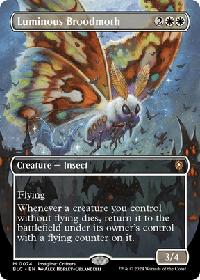 Magic: The Gathering - Luminous Broodmoth - Bloomburrow Commander