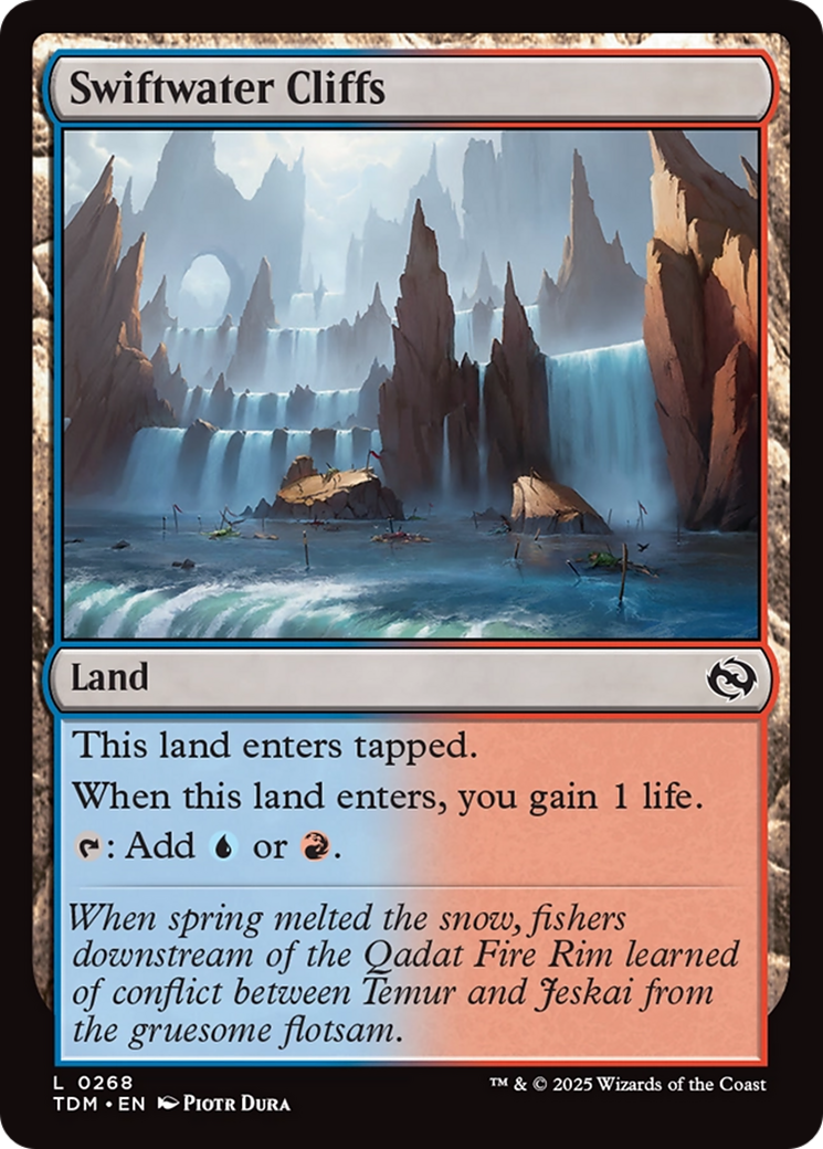 Magic: The Gathering - Swiftwater Cliffs Foil - Tarkir: Dragonstorm