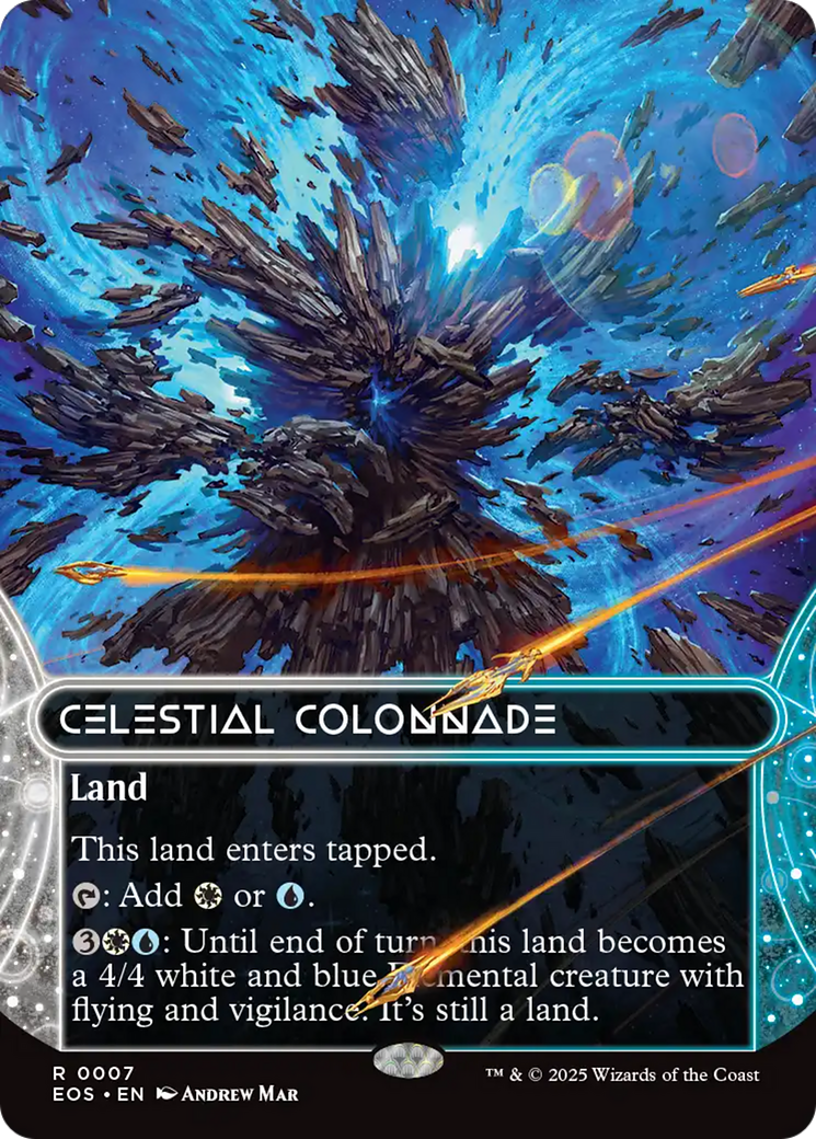 Magic: The Gathering - Celestial Colonnade Foil - Edge of Eternities: Stellar Sights