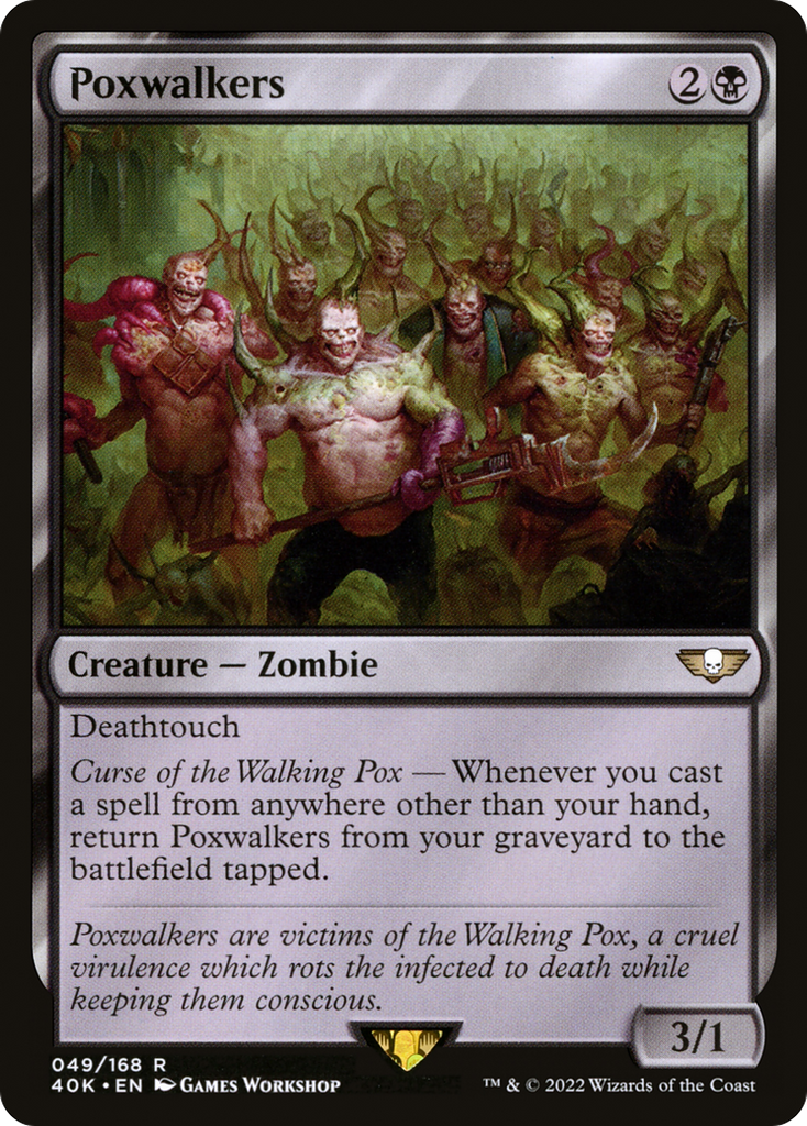 Magic: The Gathering - Poxwalkers - Warhammer 40000 Commander