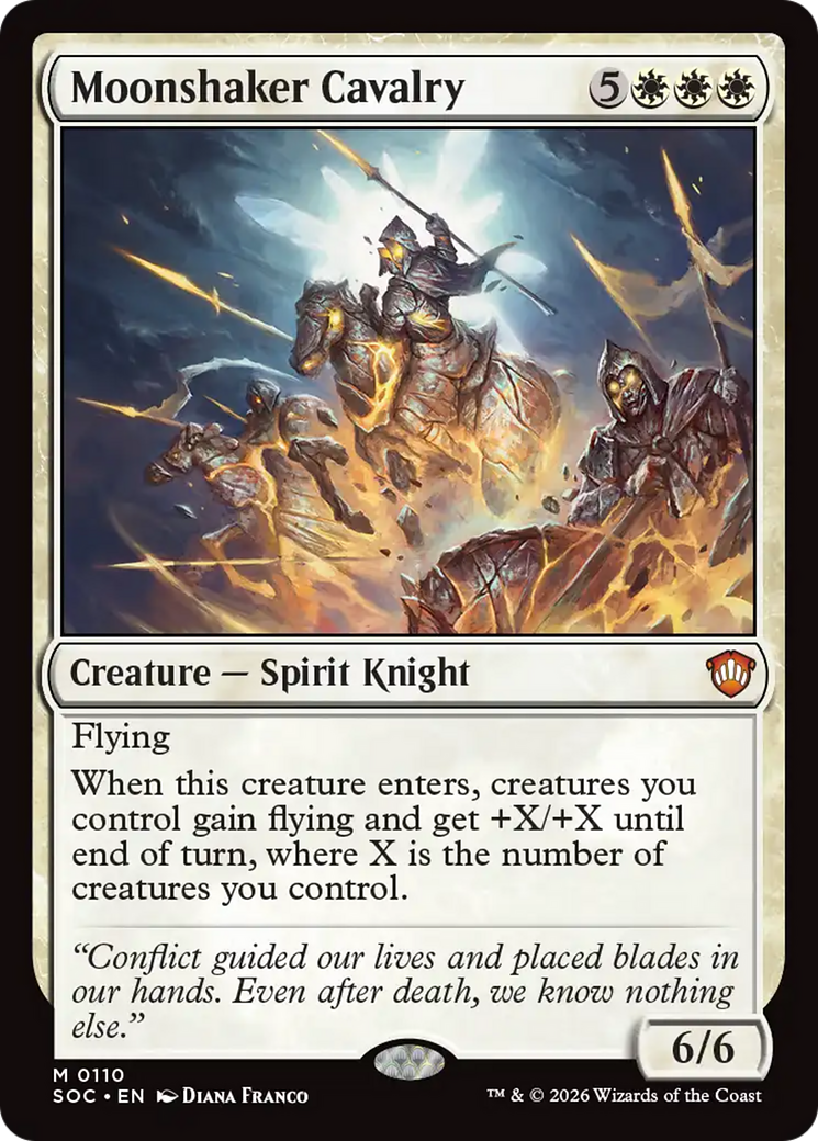 Magic: The Gathering - Moonshaker Cavalry - Secrets of Strixhaven Commander