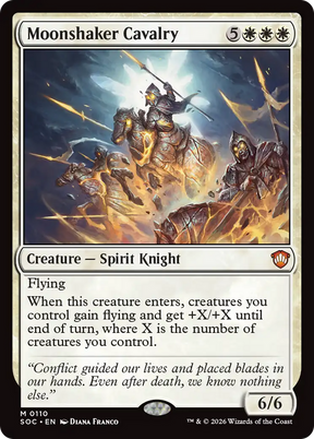 Magic: The Gathering - Moonshaker Cavalry - Secrets of Strixhaven Commander