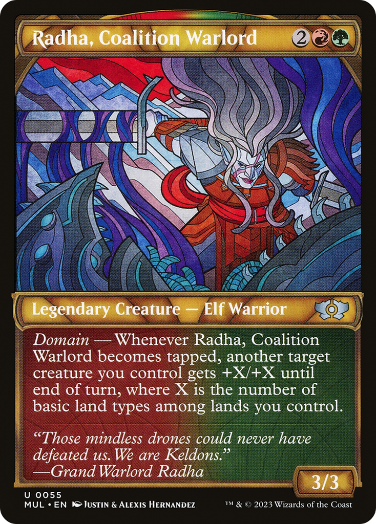 Magic: The Gathering - Radha, Coalition Warlord - Multiverse Legends