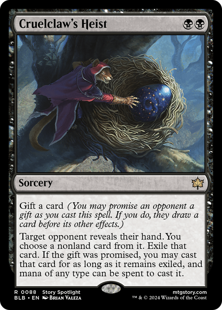 Magic: The Gathering - Cruelclaw's Heist Foil - Bloomburrow