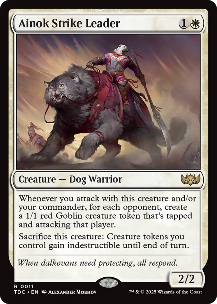 Magic: The Gathering - Ainok Strike Leader - Tarkir: Dragonstorm Commander