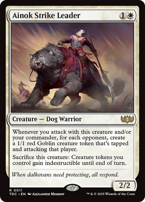Magic: The Gathering - Ainok Strike Leader - Tarkir: Dragonstorm Commander