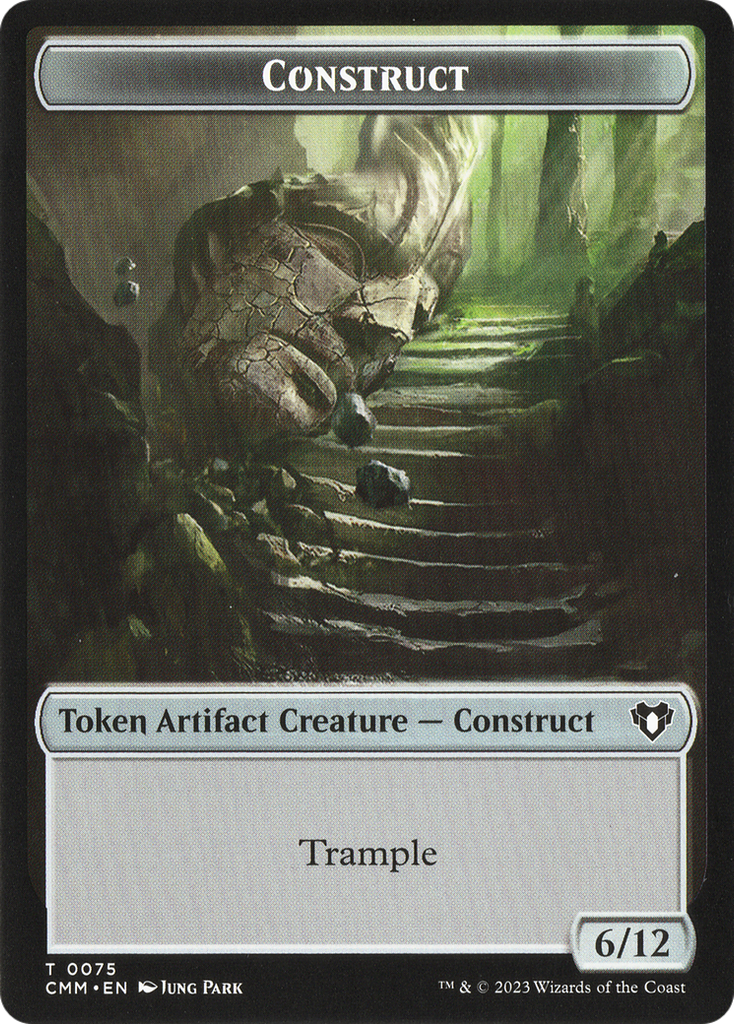 Magic: The Gathering - Construct Token - Commander Masters Tokens