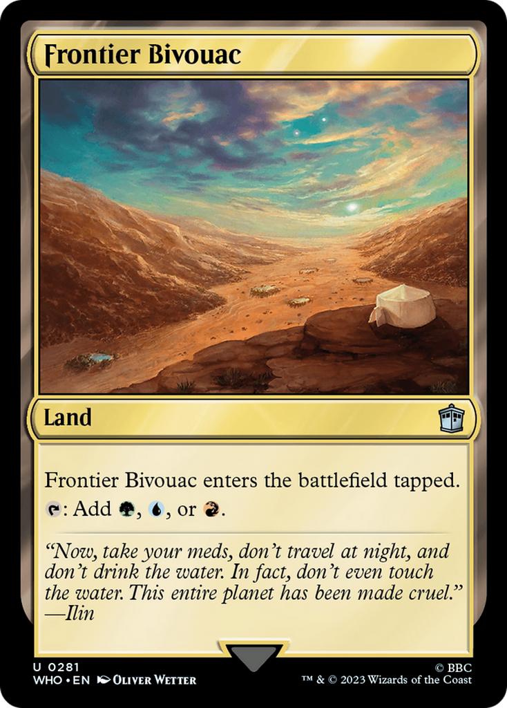 Magic: The Gathering - Frontier Bivouac - Doctor Who