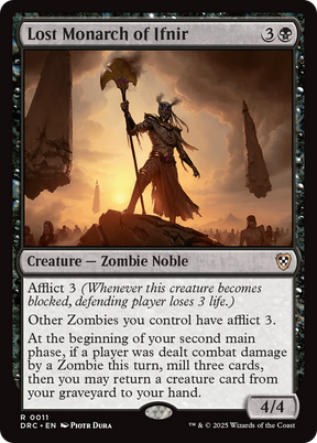 Magic: The Gathering - Lost Monarch of Ifnir - Aetherdrift Commander