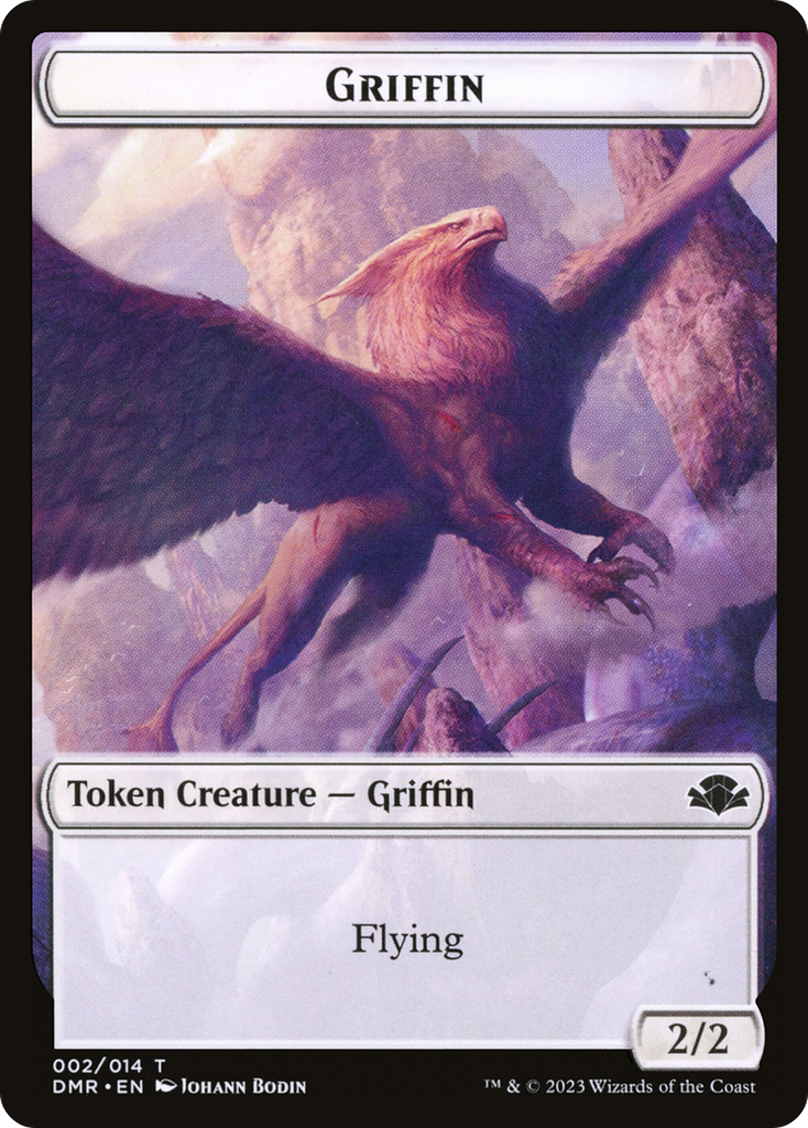 Magic: The Gathering - Griffin Token Foil - Dominaria Remastered Tokens