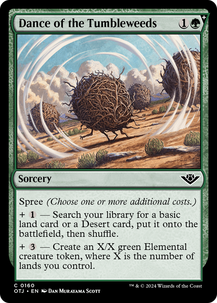 Magic: The Gathering - Dance of the Tumbleweeds Foil - Outlaws of Thunder Junction