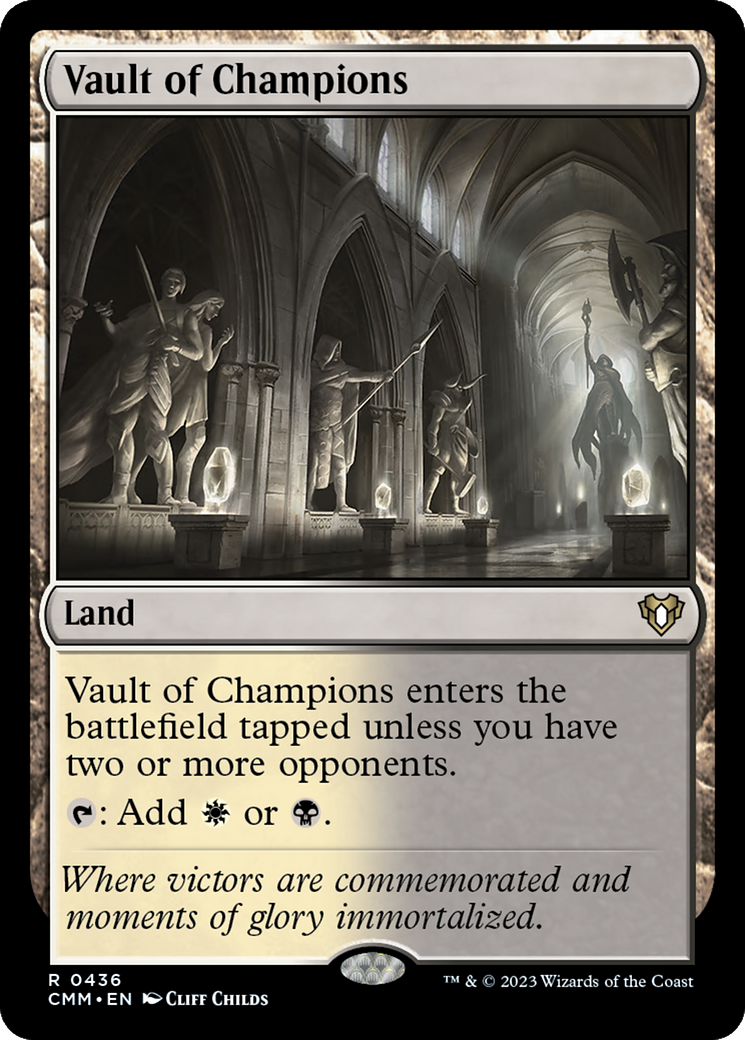 Magic: The Gathering - Vault of Champions Foil - Commander Masters