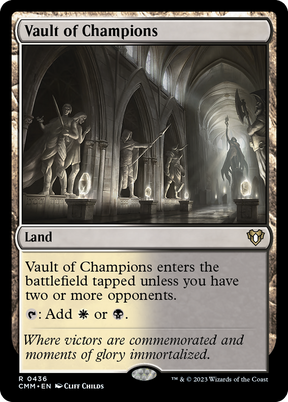 Magic: The Gathering - Vault of Champions Foil - Commander Masters