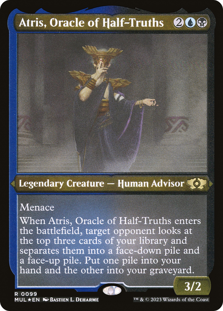 Magic: The Gathering - Atris, Oracle of Half-Truths Foil - Multiverse Legends