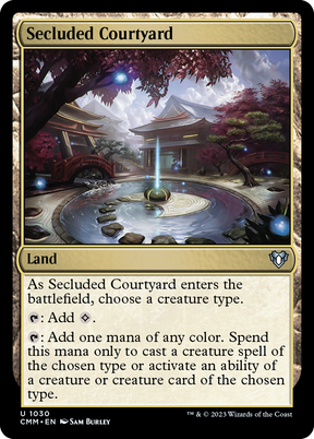 Magic: The Gathering - Secluded Courtyard - Commander Masters