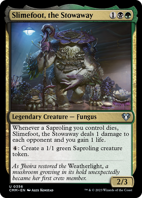 Magic: The Gathering - Slimefoot, the Stowaway - Commander Masters