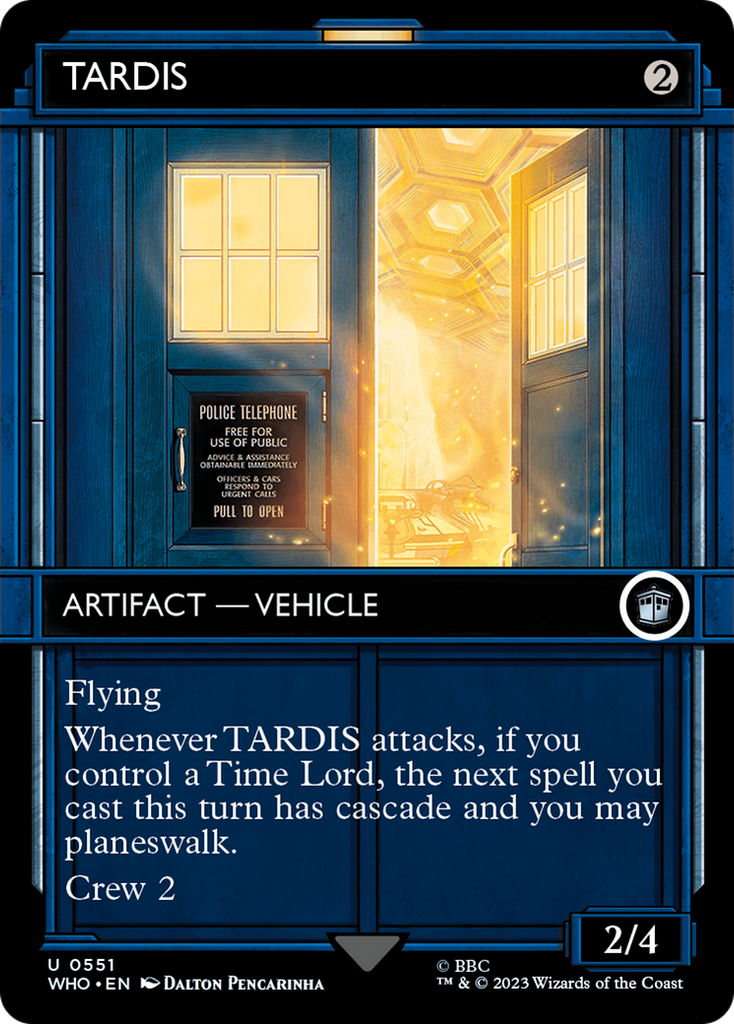 Magic: The Gathering - TARDIS Foil - Doctor Who