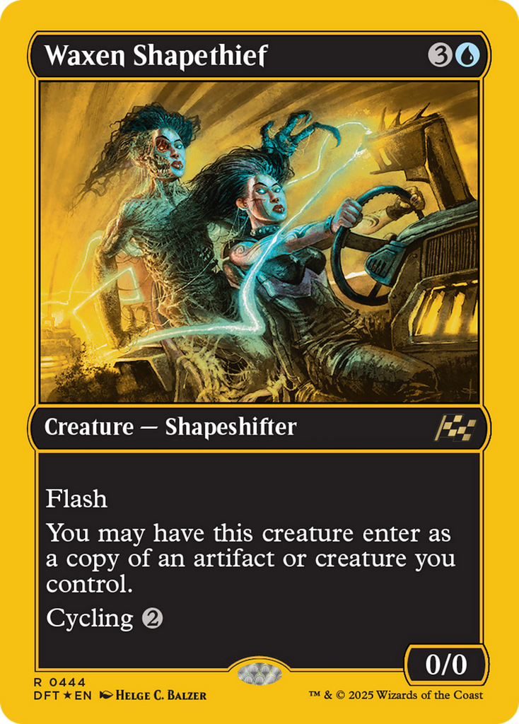 Magic: The Gathering - Waxen Shapethief Foil - Aetherdrift