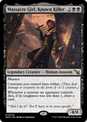 Magic: The Gathering - Massacre Girl, Known Killer - Murders at Karlov Manor