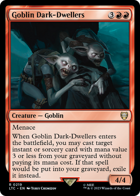 Magic: The Gathering - Goblin Dark-Dwellers - Tales of Middle-earth Commander