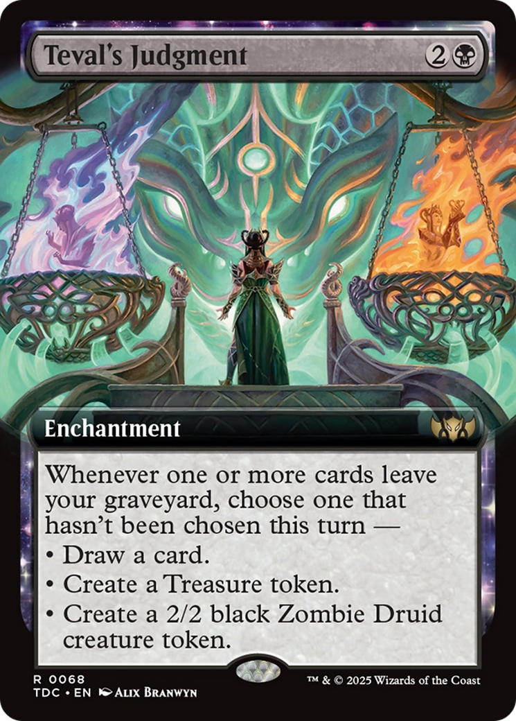 Magic: The Gathering - Teval's Judgment - Tarkir: Dragonstorm Commander