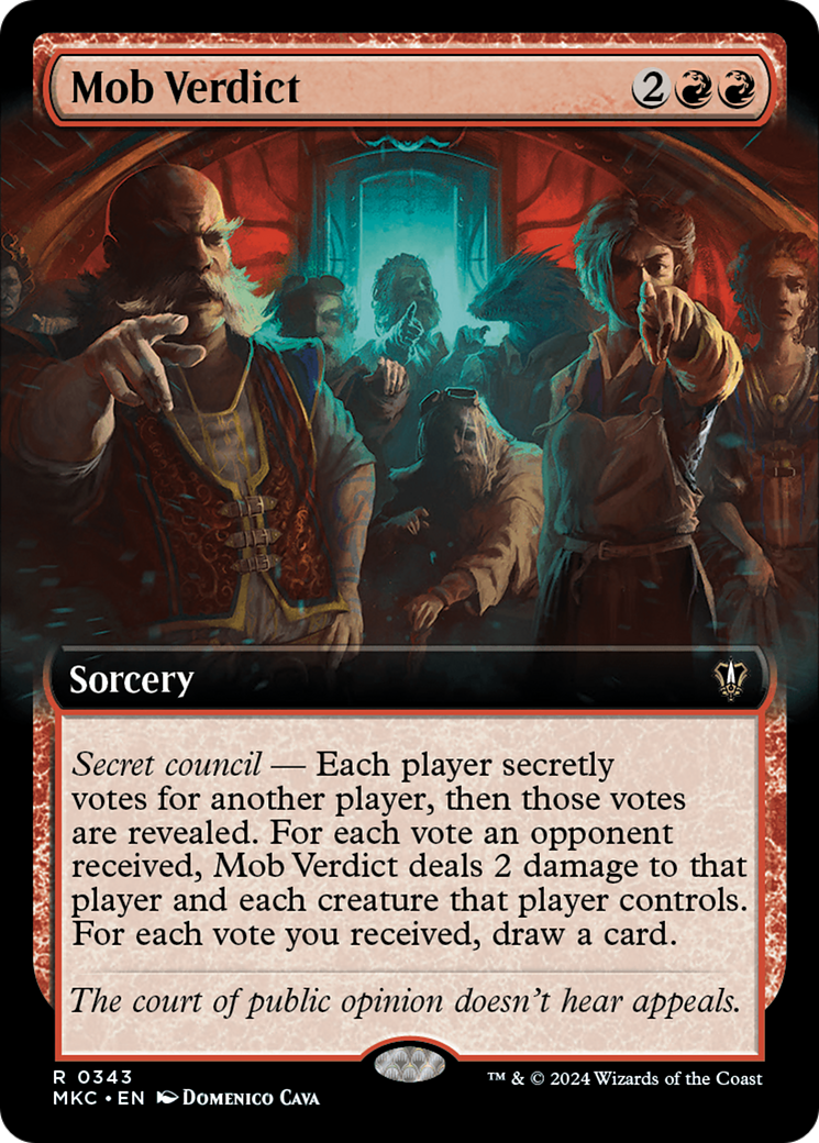 Magic: The Gathering - Mob Verdict - Murders at Karlov Manor Commander