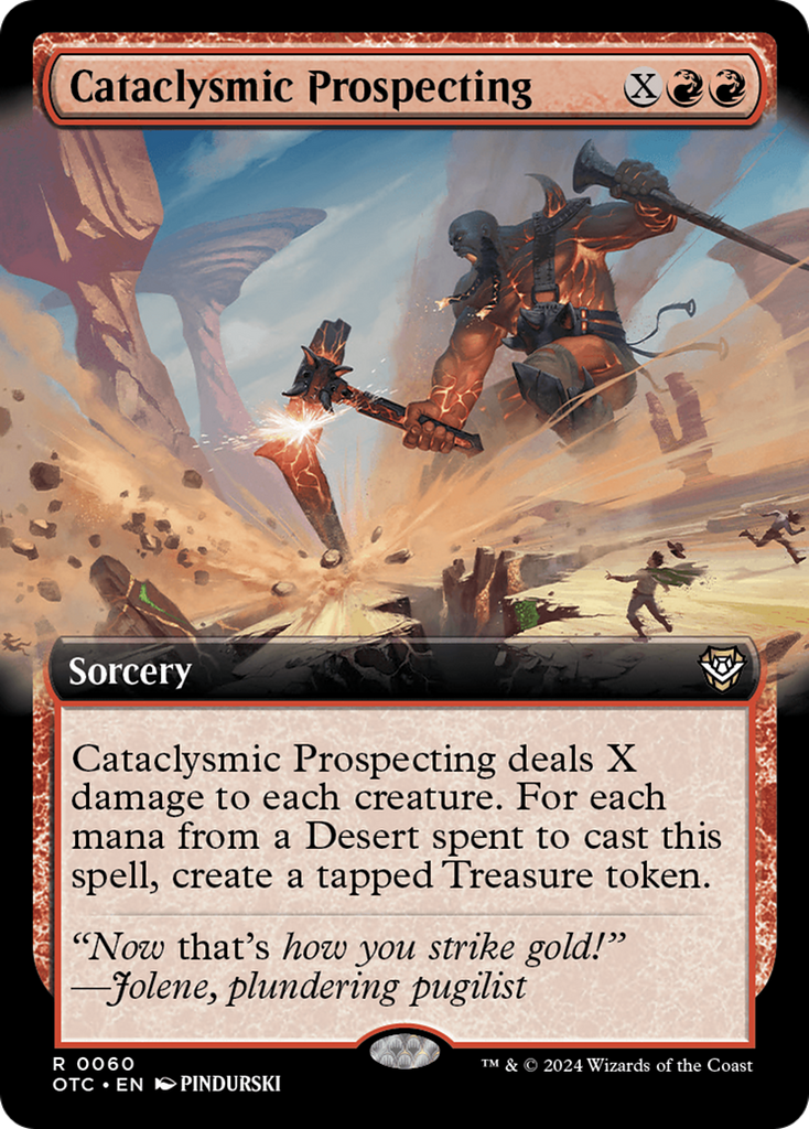 Magic: The Gathering - Cataclysmic Prospecting - Outlaws of Thunder Junction Commander