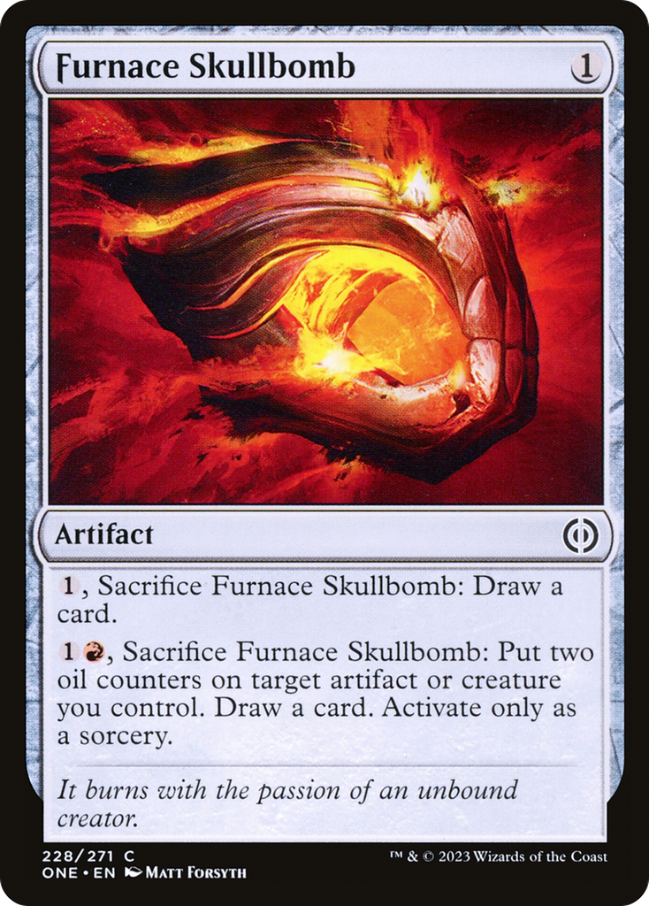 Magic: The Gathering - Furnace Skullbomb - Phyrexia: All Will Be One