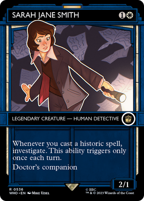 Magic: The Gathering - Sarah Jane Smith Foil - Doctor Who