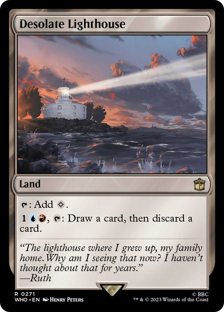 Magic: The Gathering - Desolate Lighthouse - Doctor Who