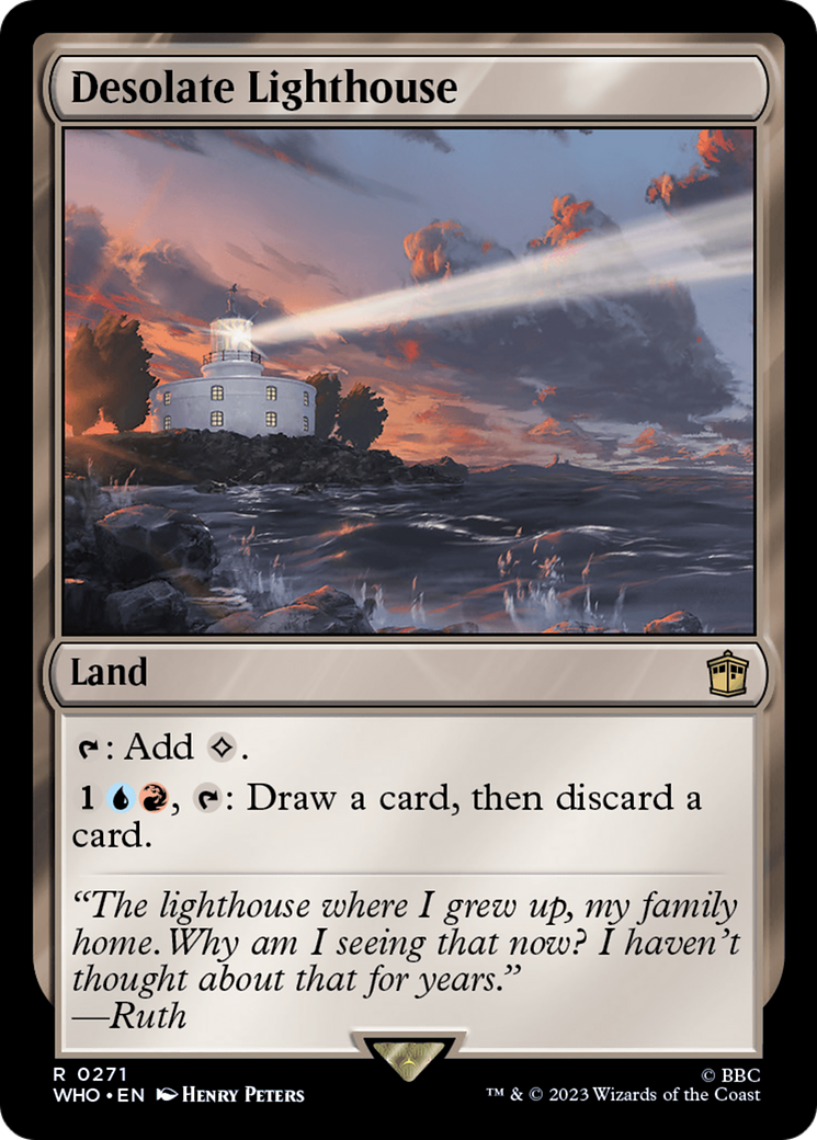 Magic: The Gathering - Desolate Lighthouse Foil - Doctor Who