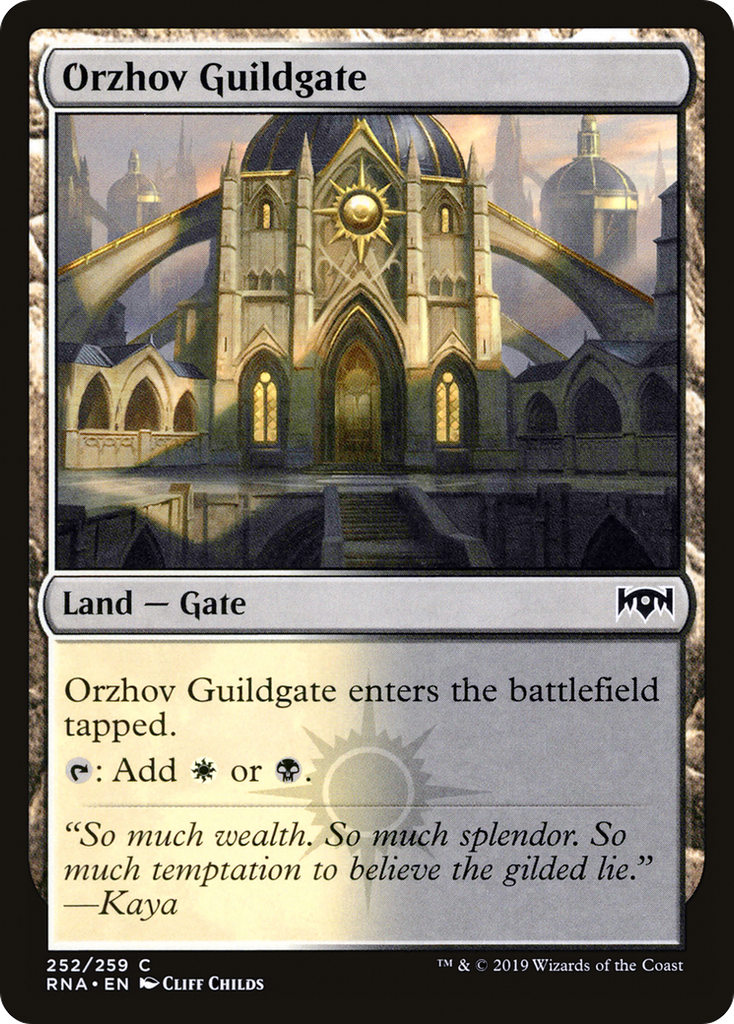 Magic: The Gathering - Orzhov Guildgate Foil - Ravnica Allegiance