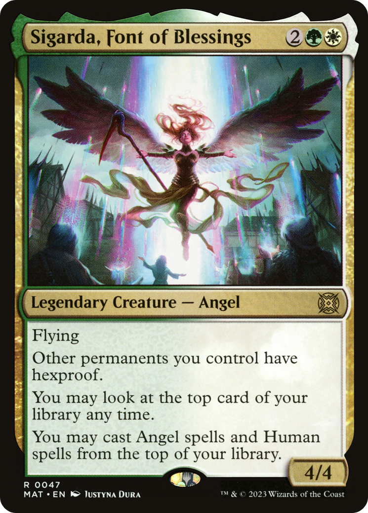 Magic: The Gathering - Sigarda, Font of Blessings Foil - March of the Machine: The Aftermath