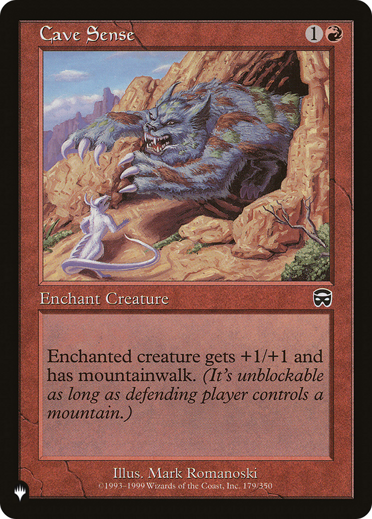 Magic: The Gathering - Cave Sense - The List