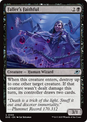 Magic: The Gathering - Faller's Faithful Foil - Edge of Eternities