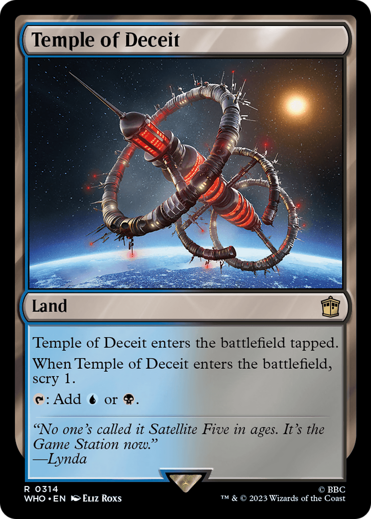 Magic: The Gathering - Temple of Deceit Foil - Doctor Who