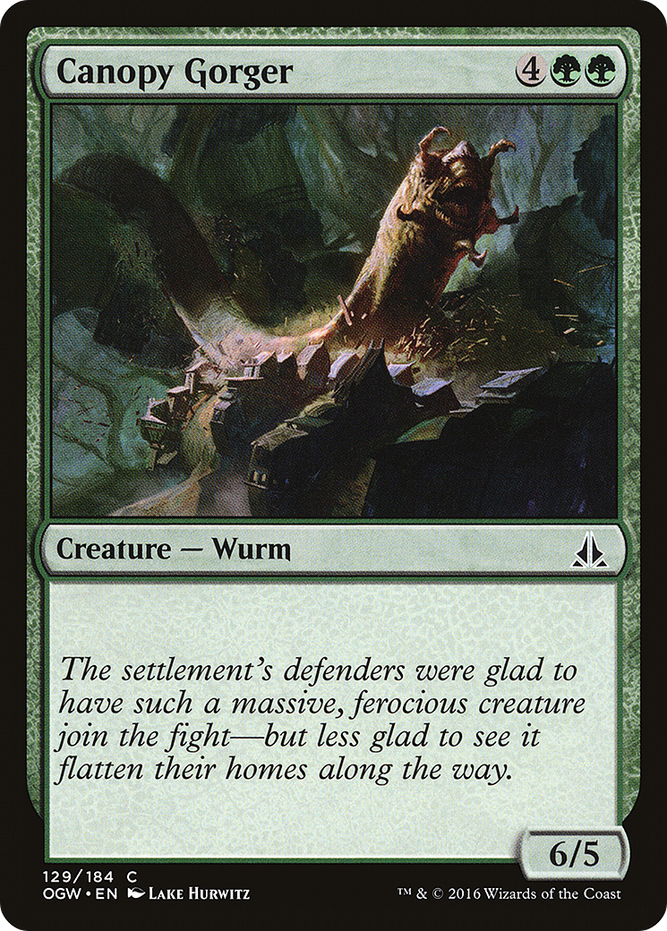 Magic: The Gathering - Canopy Gorger Foil - Oath of the Gatewatch